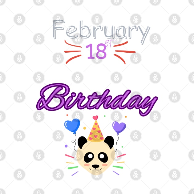 February 18 st is my birthday by Oasis Designs