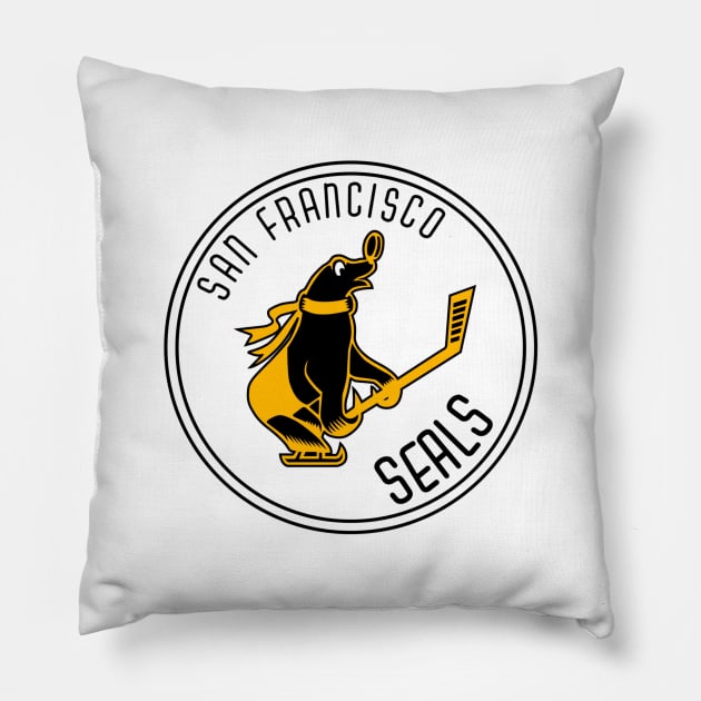 DEFUNCT - San Francisco Seals Hockey Pillow by LocalZonly