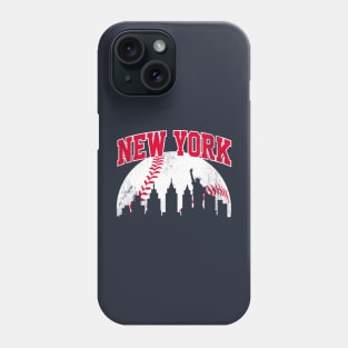 Vintage New York Skyline City Gameday Retro Vintage USA Phone Case