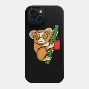 tarsier coffee Phone Case