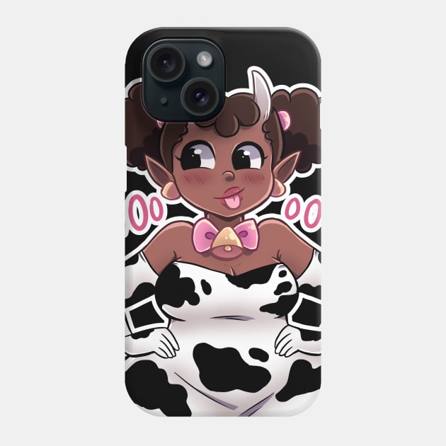 Mooo! Phone Case by ShaunaDraws