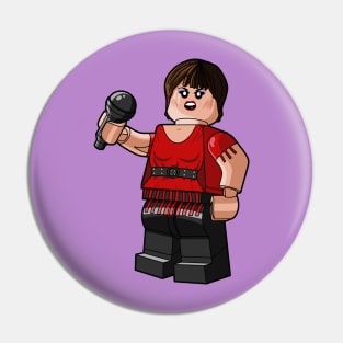 LEGO Pat Benatar Pin