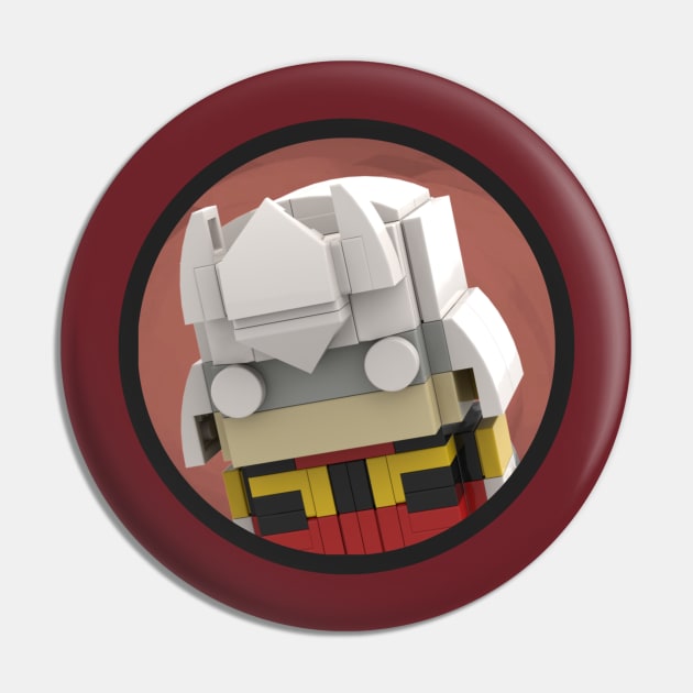 Brickheadz Char Aznable Pin by BrickheadzBro