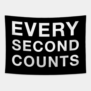 Every Second Counts Tapestry