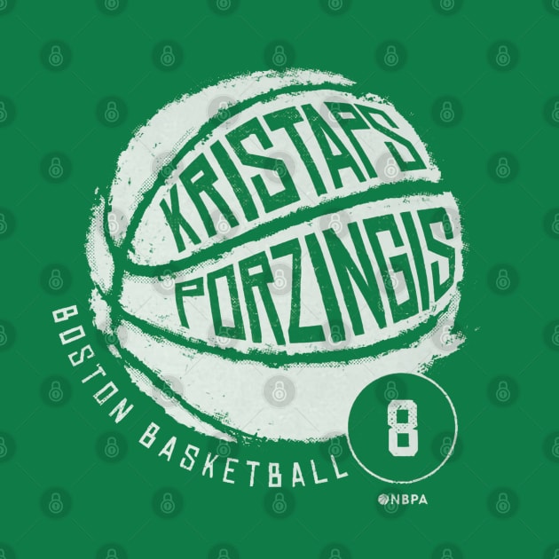 Kristaps Porzingis Boston Basketball by TodosRigatSot