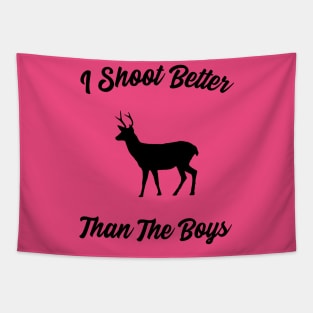 I Shoot Better Than The Boys Tapestry