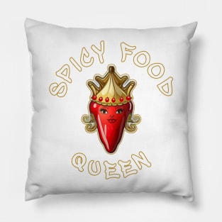 Spicy Food Queen Pillow