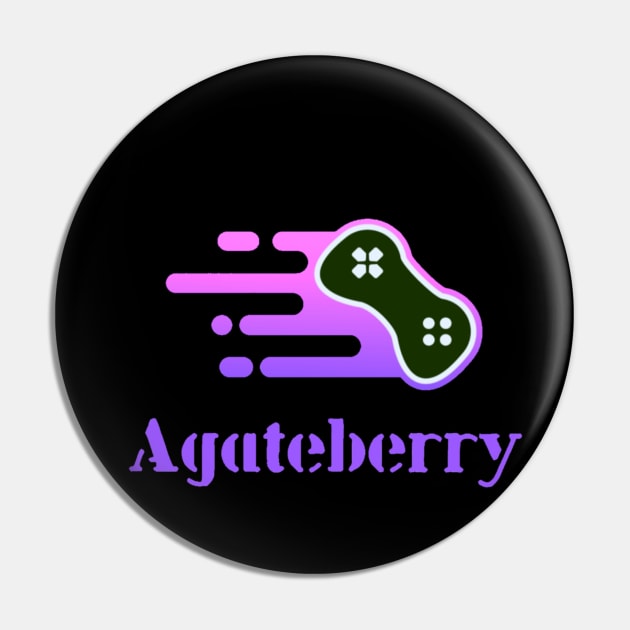 Agateberry Gaming Merch Pin by Agateberry Gaming