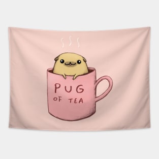 Pug of Tea Tapestry