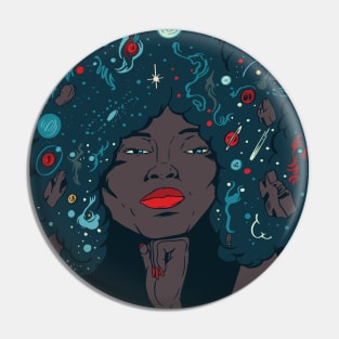 Black Nebula Pin