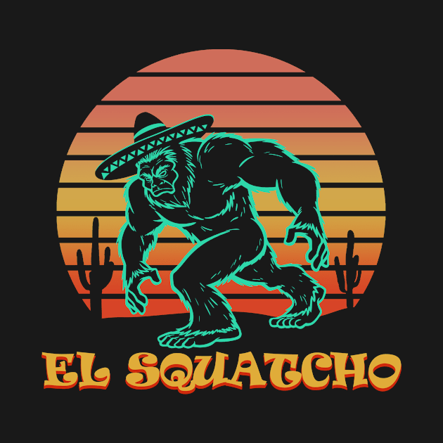 El Squatcho Mexican Sasquatch Bigfoot by alexanderahmeddm