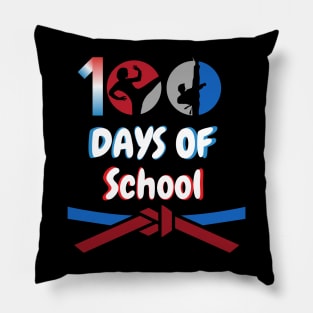 100th day taekwondo schools Pillow