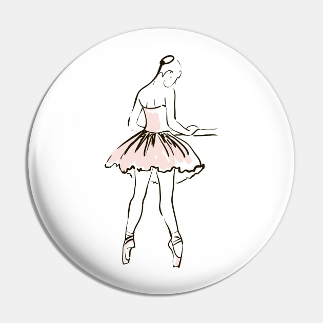 Ballerina Pin by Olga Berlet