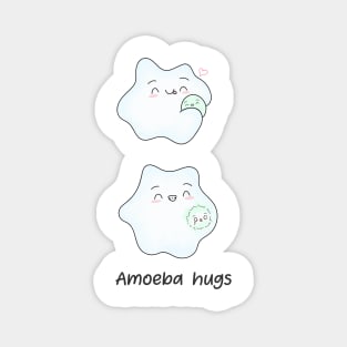 Amoeba hugs are often fatal. Biology Pun Fun Magnet