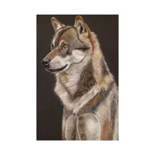 "Wolf" by Zelmi Fine Art T-Shirt