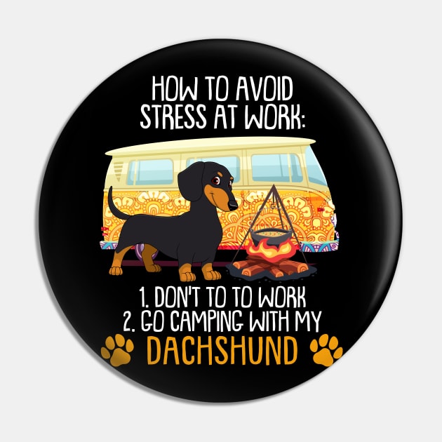 Camping With Dachshund To Avoid Stress Pin by MarrinerAlex