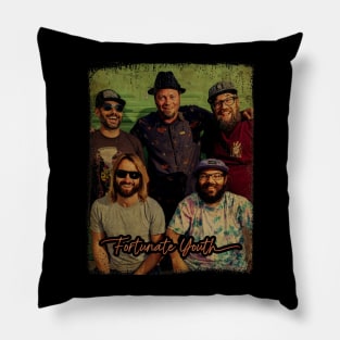 80s Classic Vintage Fortunate Youth Band Pillow