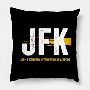 JFK Airport Code New York International Airport Pillow