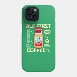 Hazelnut Tiramisu Iced Coffee for Coffee lovers and Starbucks Fans Phone Case