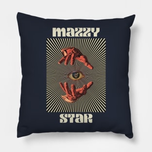 Hand Eyes Mazzy Star Pillow