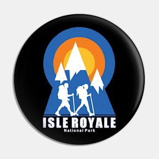 Hiking in Isle Royale National Park Pin