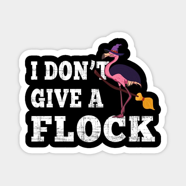 Halloween Flamingo Witch T shirt Funny Gift Flock Women Magnet by foxmqpo