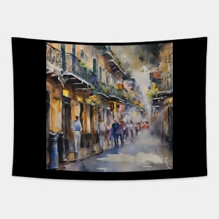 Memories of New Orleans - Bourbon Street Tapestry