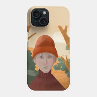 Windy autumn Phone Case