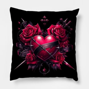 Gothic heart Pillow