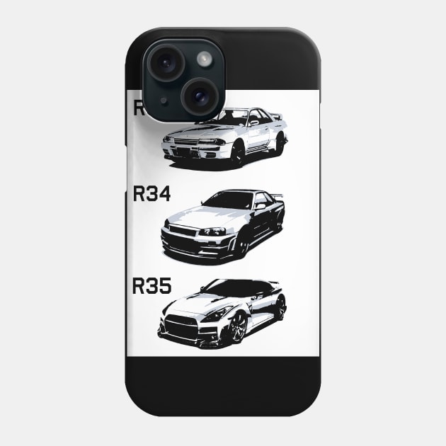 Evolution Nissan GTR Phone Case by d1a2n3i4l5