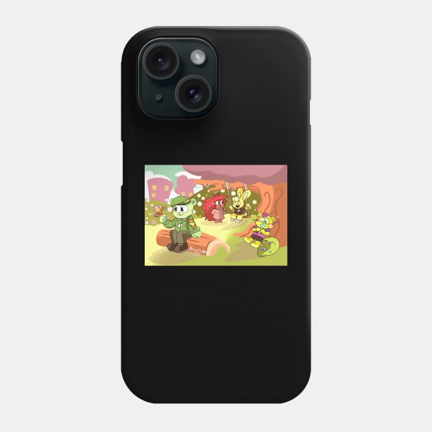 happy tree friends party ! Phone Case by Klaudiapasqui 96