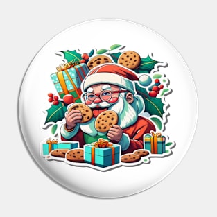 Santa Milk & Cookies Pin