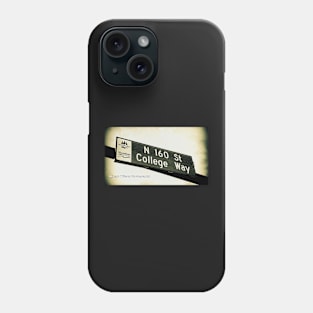 160th Street & College Way, Shoreline, Washington by Mistah Wilson Phone Case