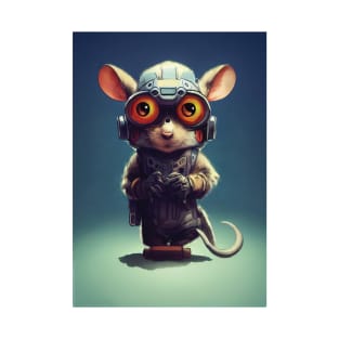 Cute Pilot Mouse - DESIGN T-Shirt