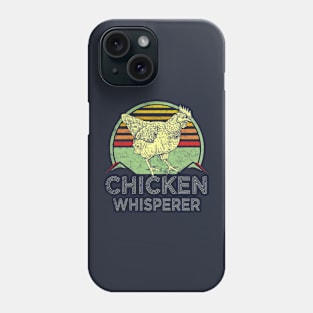 Chicken Whisperer Retro Vintage Distressed Style Farmer Gift Phone Case