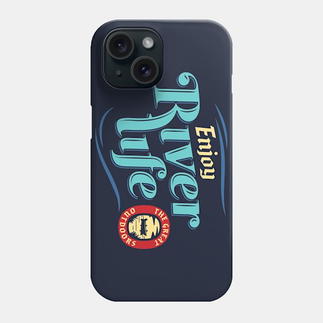 River Life Phone Case by visualcraftsman