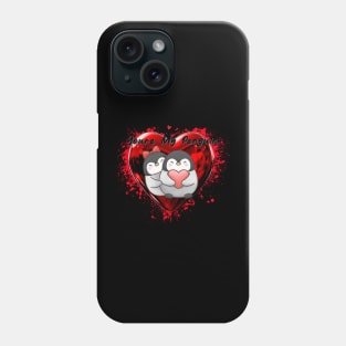 Youre my penguin - Lovebirds in Balloon Phone Case