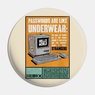 Funny Password definition For Computer Geek Pin