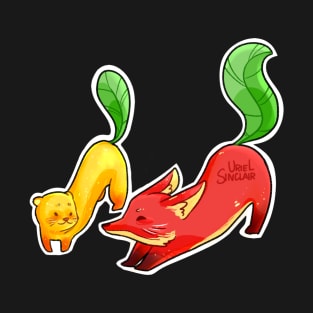 lemon ferret and apple fox T-Shirt