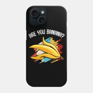 Banana - Are You Banana? Retro Style Fruit Vintage Phone Case