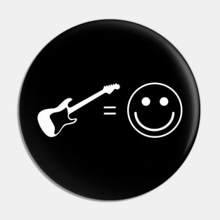 Fender stratocaster is happiness Pin