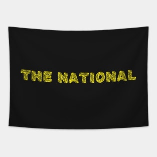 The National Band Logo Lettering Tapestry