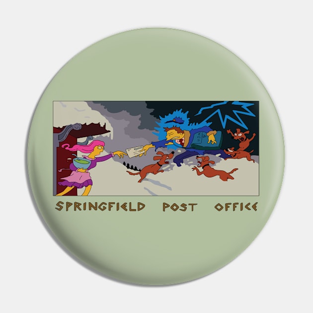 Springfield Post Office Pin by saintpetty