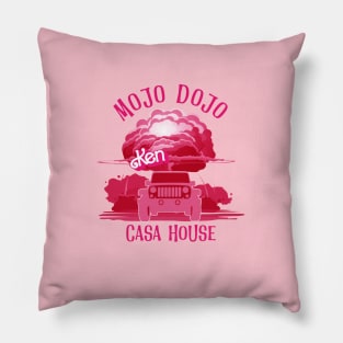 ken barbie - mojo dojo casa house Pillow