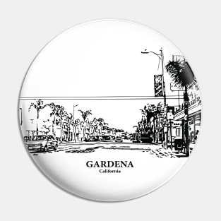 Gardena - California Pin