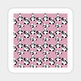 Panda Girl Neck Gator Cute Pandas Magnet