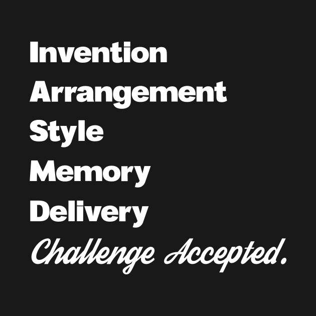 5 Canons of Rhetoric Classical Education Challenge Accepted by k8creates