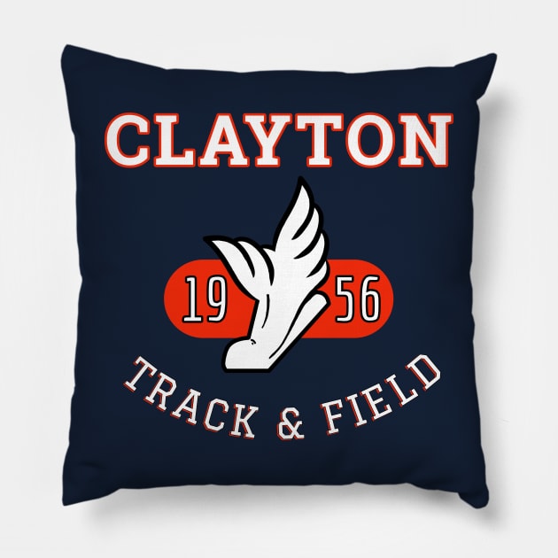 Atypical - Clayton Prep Track & Field Pillow by SurfinAly Design 