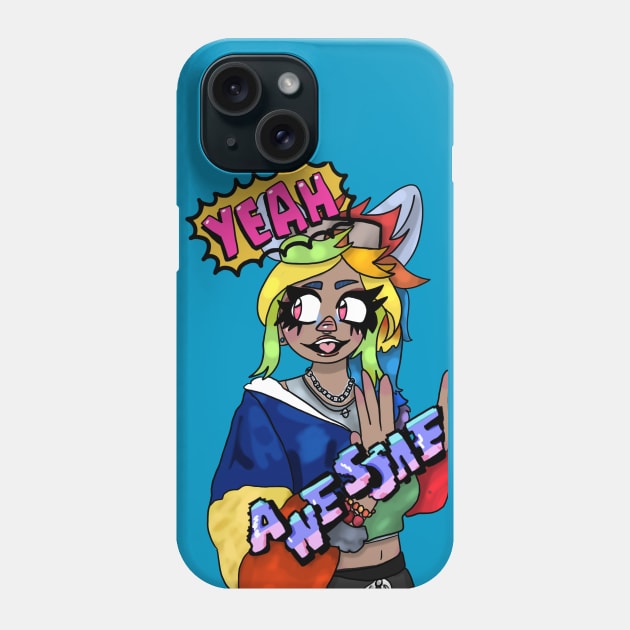 human rainbow dash Phone Case by Shard Art