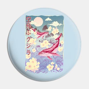 Flying whales Pin